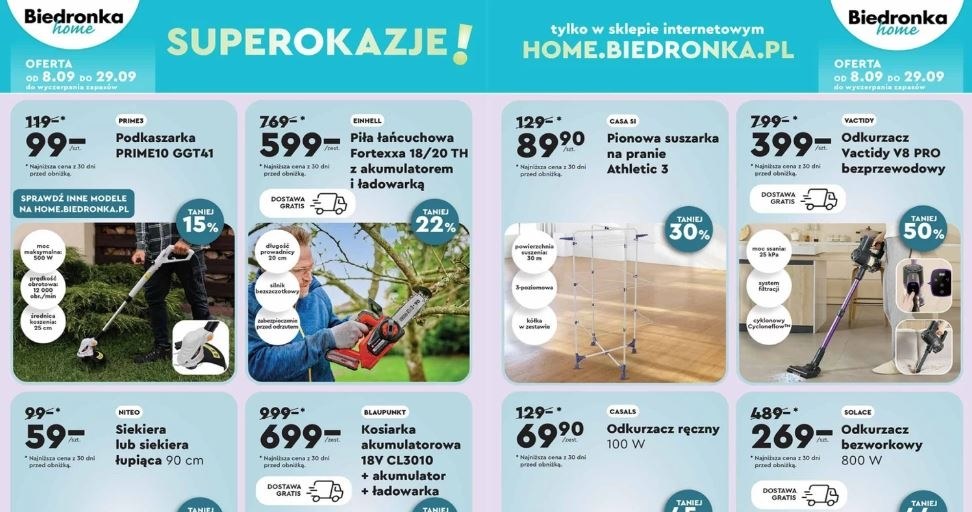 Biedronka Home oferuje promocje na narzędzia i urządzenia ogrodowe! /Biedronka /INTERIA.PL