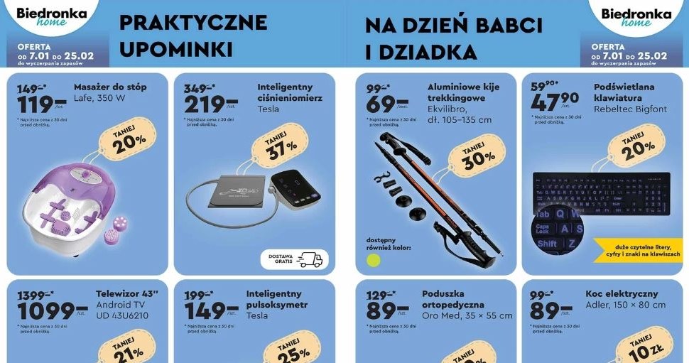 Biedronka Home oferuje rabaty na prezenty na Dzień Babci i Dziadka! /Biedronka /INTERIA.PL