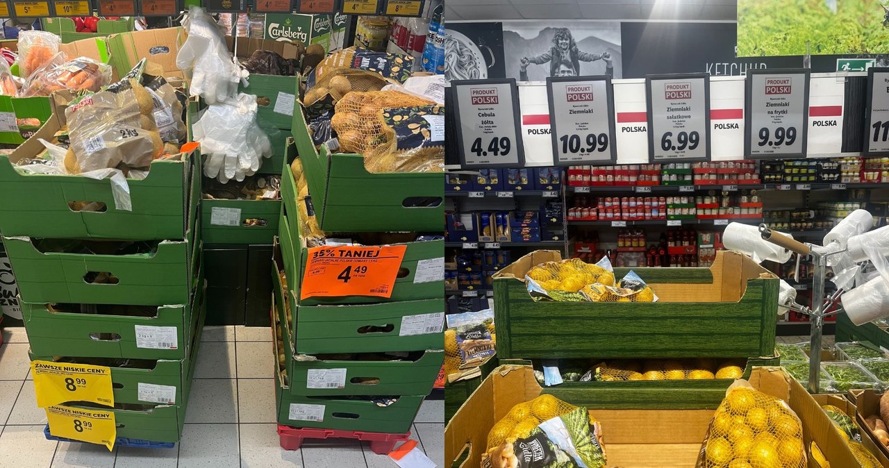 Biedronka i Lidl oferują różne rodzaje ziemniaków, ich cena zależna jest także od wagi danej paczki /Agata Jaroszewska /INTERIA.PL