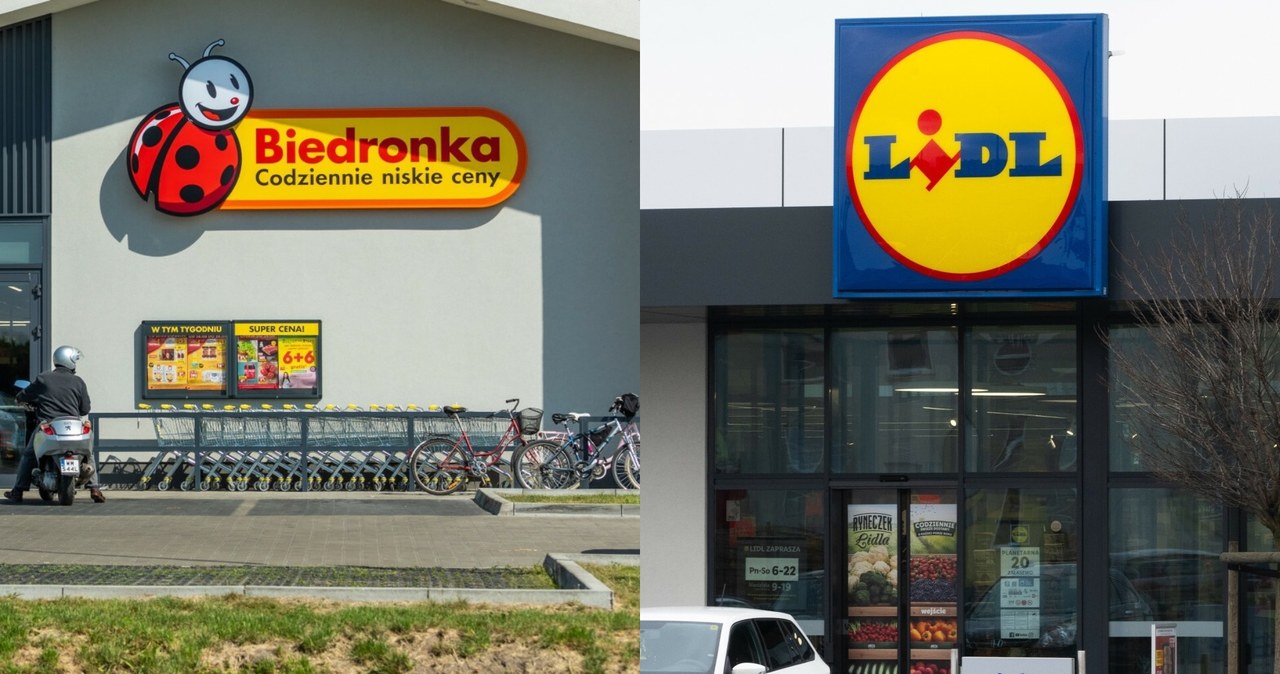 Biedronka i Lidl skracają godziny otwarcia sklepów. /Arkadiusz Ziolek, Lukasz Gdak /East News