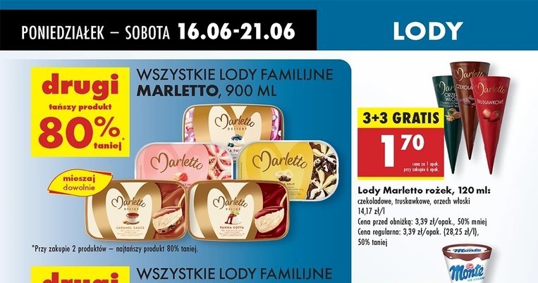 Biedronka odpaliła promocję na lody! Tak tanio nie było nawet rok temu /Biedronka /INTERIA.PL