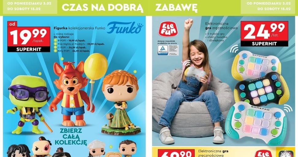 Biedronka oferuje figurki Funko POP! /Biedronka /INTERIA.PL