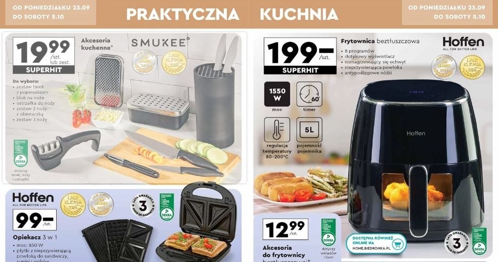 Biedronka oferuje frytkownicę w niskiej cenie! /Biedronka /INTERIA.PL