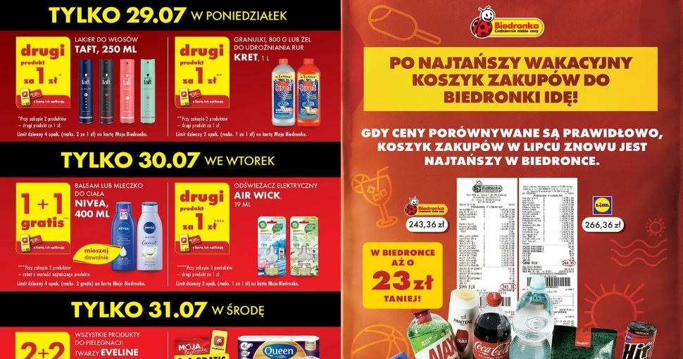 Biedronka oferuje gratisowe promocje! /Biedronka /INTERIA.PL