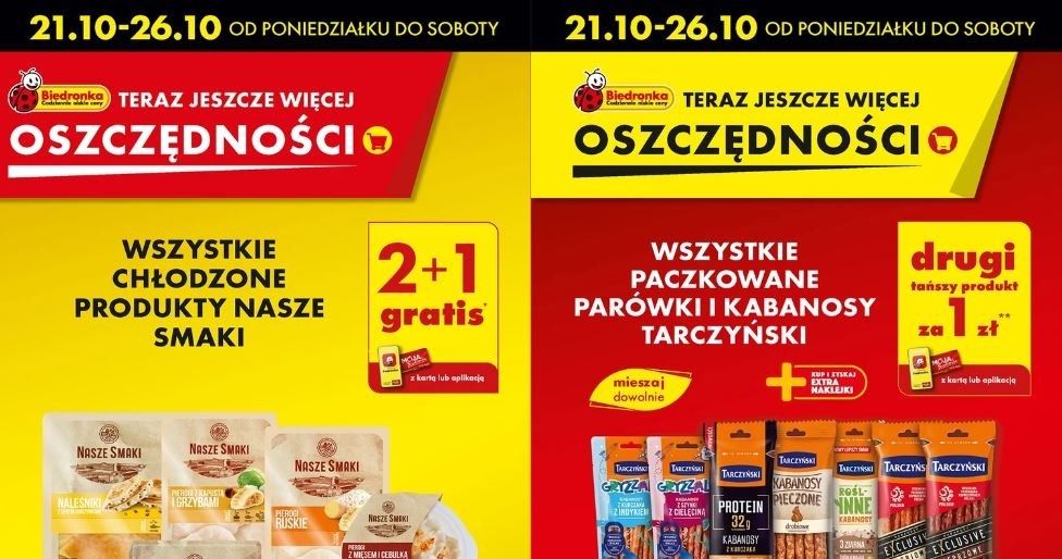 Biedronka oferuje gratisowe promocje! /Biedronka /INTERIA.PL