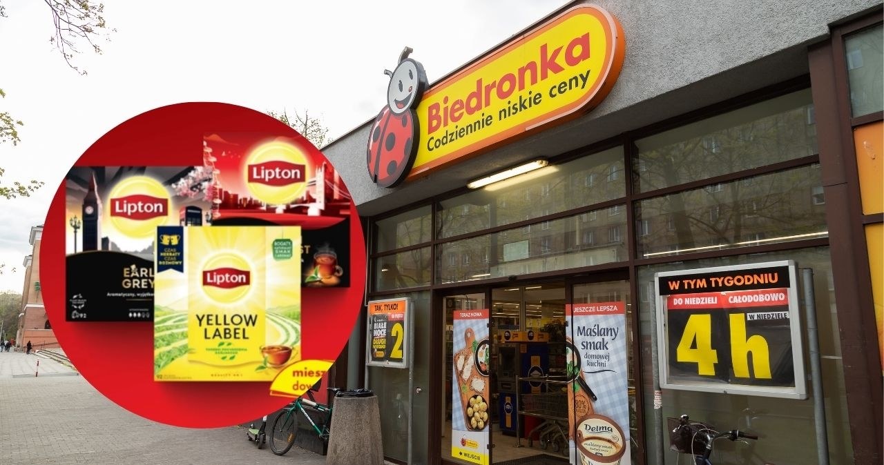 Biedronka oferuje herbaty Lipton za 1 zł! /adobestock/Biedronka /INTERIA.PL