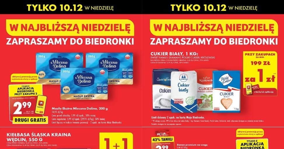 Biedronka oferuje hitowe promocje na niedzielę handlową! /Biedronka /INTERIA.PL