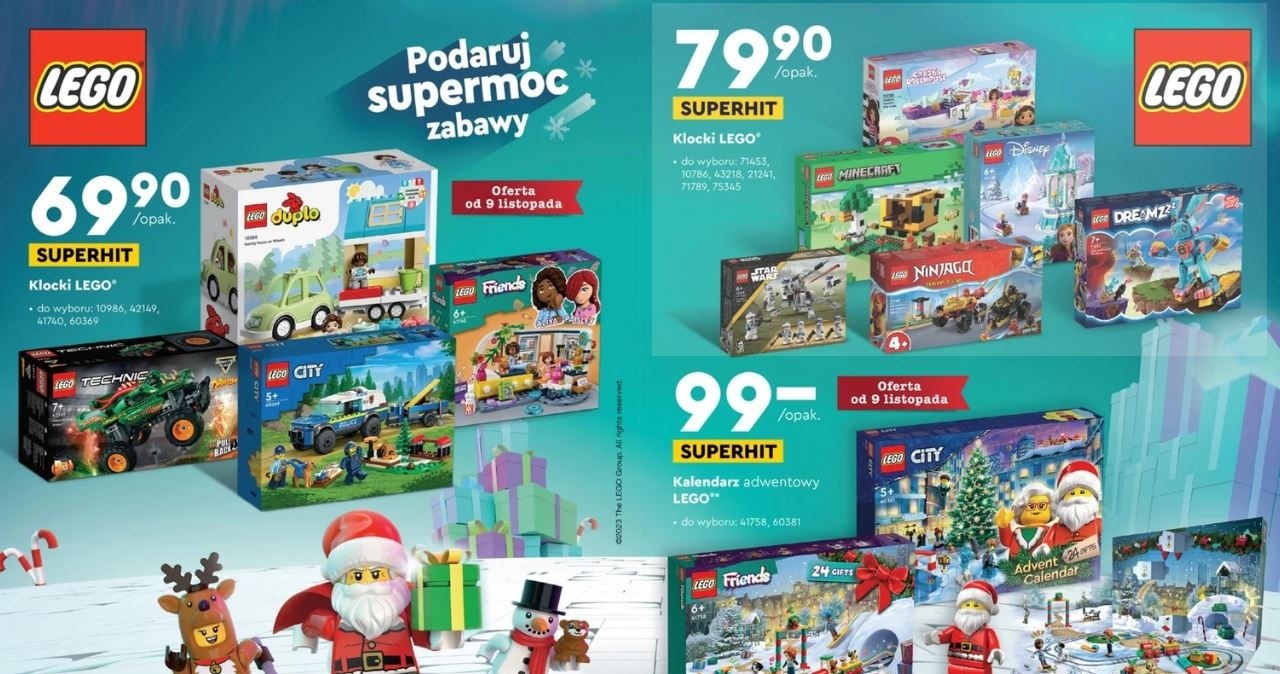 Biedronka oferuje klocki Lego w niskich cenach! /Biedronka /INTERIA.PL