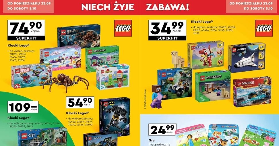 Biedronka oferuje klocki LEGO! /Biedronka /INTERIA.PL