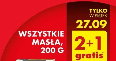 Biedronka oferuje masło w gratisie! /Biedronka /INTERIA.PL