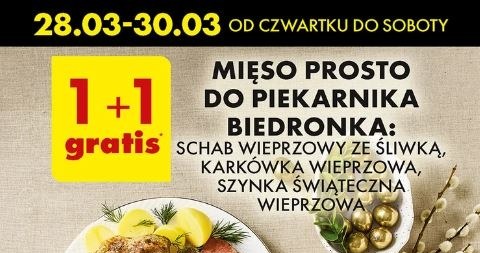 Biedronka oferuje mięso w gratisie na Wielkanoc! /Biedronka /INTERIA.PL