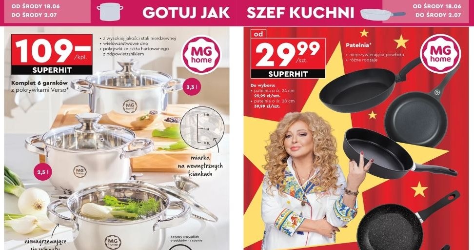 Biedronka oferuje naczynia od Magdy Gessler! /Biedronka /INTERIA.PL