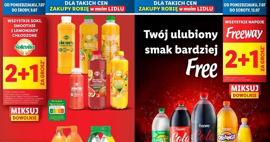 Biedronka oferuje napoje za 1 grosz! /Biedronka /INTERIA.PL