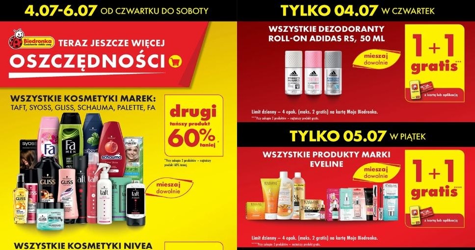 Biedronka oferuje nowe promocje na kosmetyki! /Biedronka /INTERIA.PL