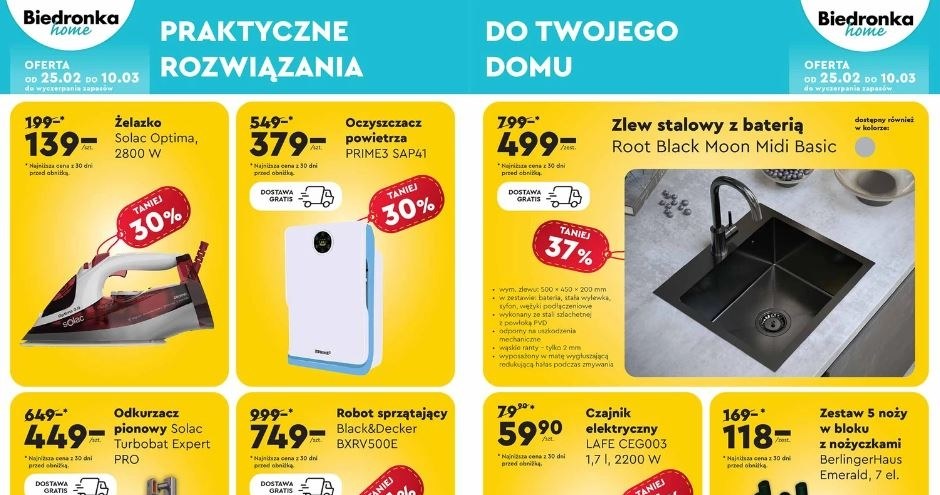 Biedronka oferuje odkurzacz o 200 zł taniej! /Biedronka /INTERIA.PL