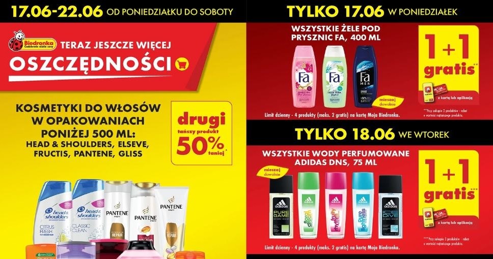 Biedronka oferuje perfumy i kosmetyki w gratisie! /Biedronka /INTERIA.PL