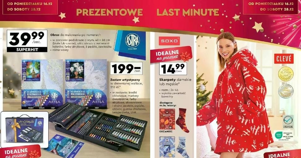 Biedronka oferuje prezenty świąteczne last minute! /Biedronka /INTERIA.PL