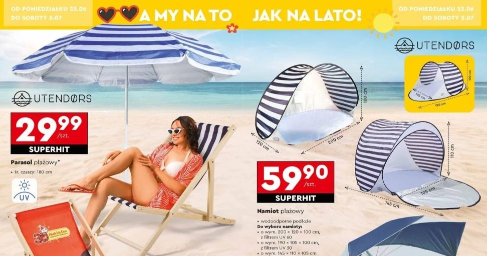 Biedronka oferuje produkty na plażę! /Biedronka /INTERIA.PL