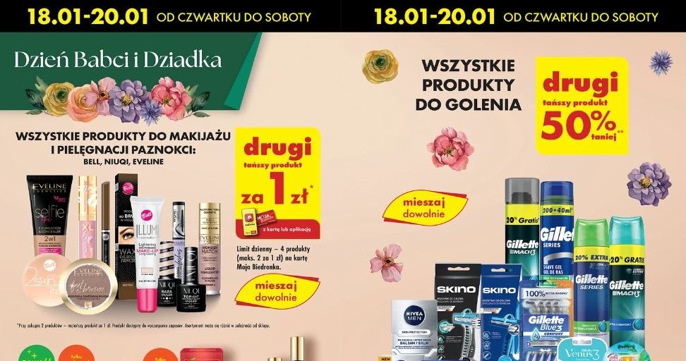 Biedronka oferuje promocje na kosmetyki! /Biedronka /INTERIA.PL