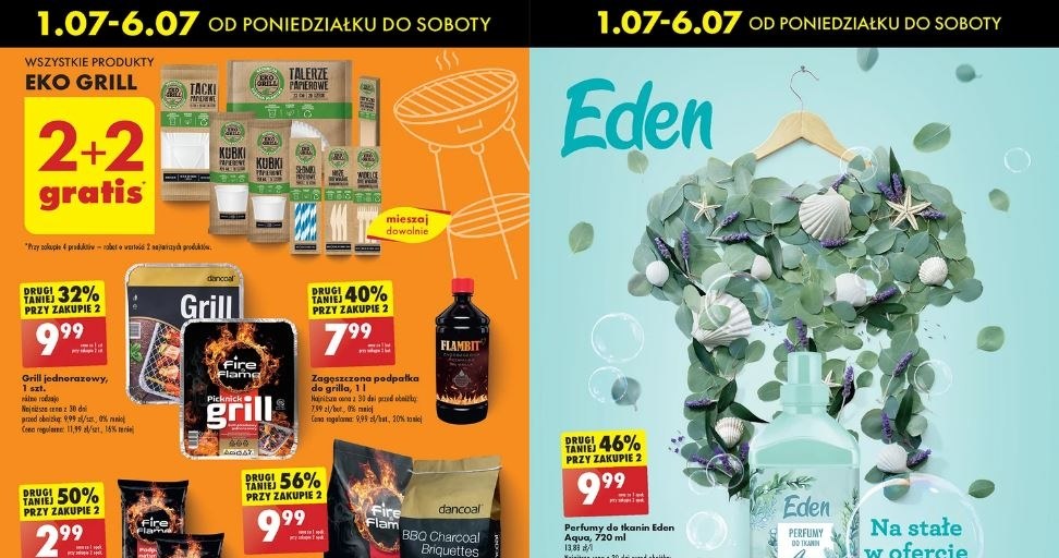 Biedronka oferuje promocję na perfumy do prania Eden! /Biedronka /INTERIA.PL