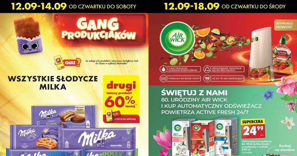 Biedronka oferuje promocje na słodycze Milka! /Biedronka /INTERIA.PL