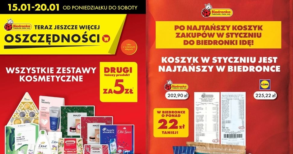 Biedronka oferuje promocję na zestawy kosmetyczne! /Biedronka /INTERIA.PL