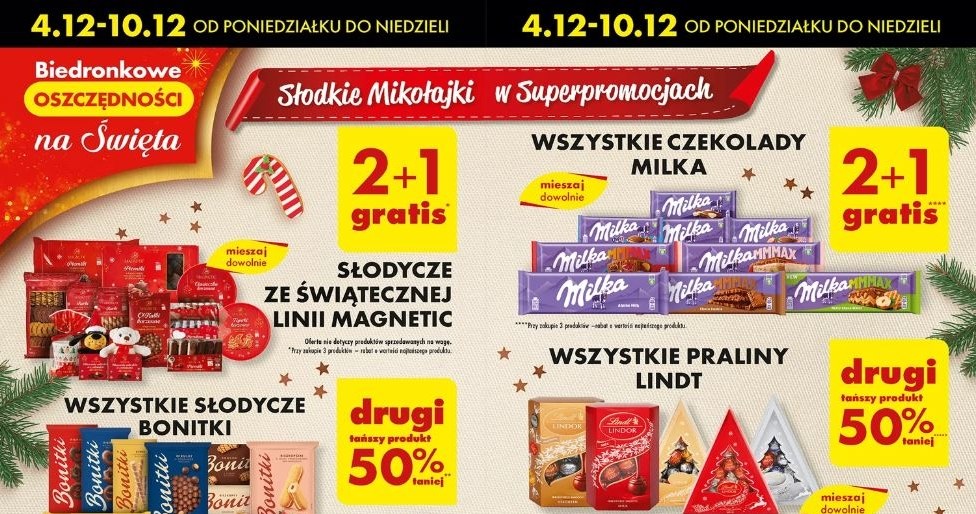 Biedronka oferuje słodycze w gratisie! /Biedronka /INTERIA.PL