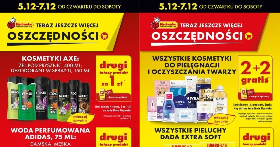 Biedronka oferuje w gratisie markowe kosmetyki i perfumy! /Biedronka /INTERIA.PL