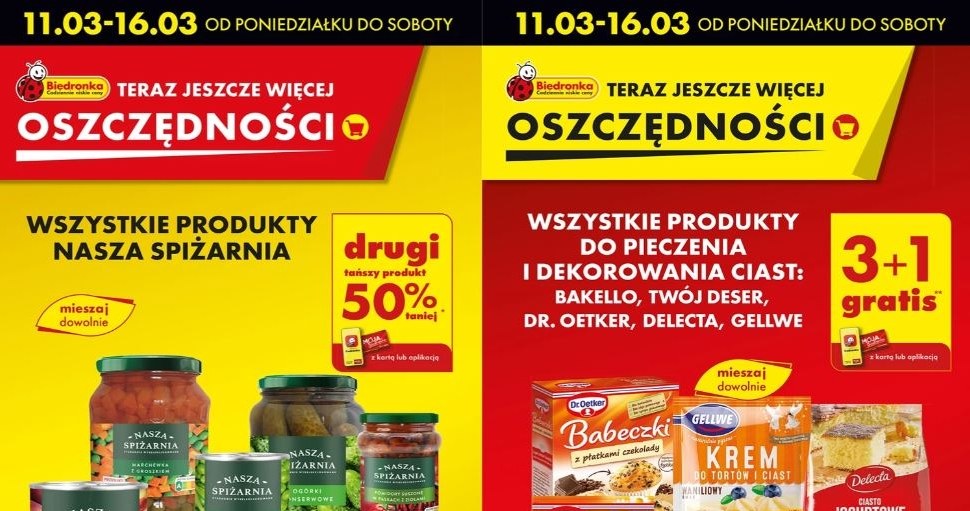 Biedronka oferuje w gratisie produkty do pieczenia ciast! /Biedronka /INTERIA.PL