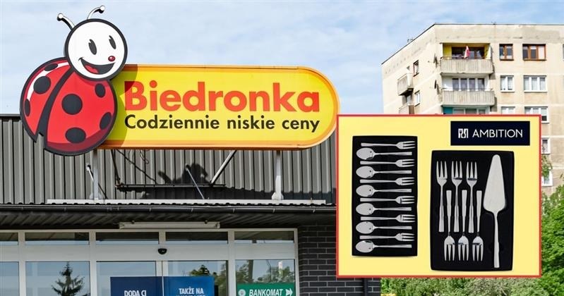 Biedronka oferuje zestaw sztućców w niskiej cenie! /adobestock/Biedronka /INTERIA.PL