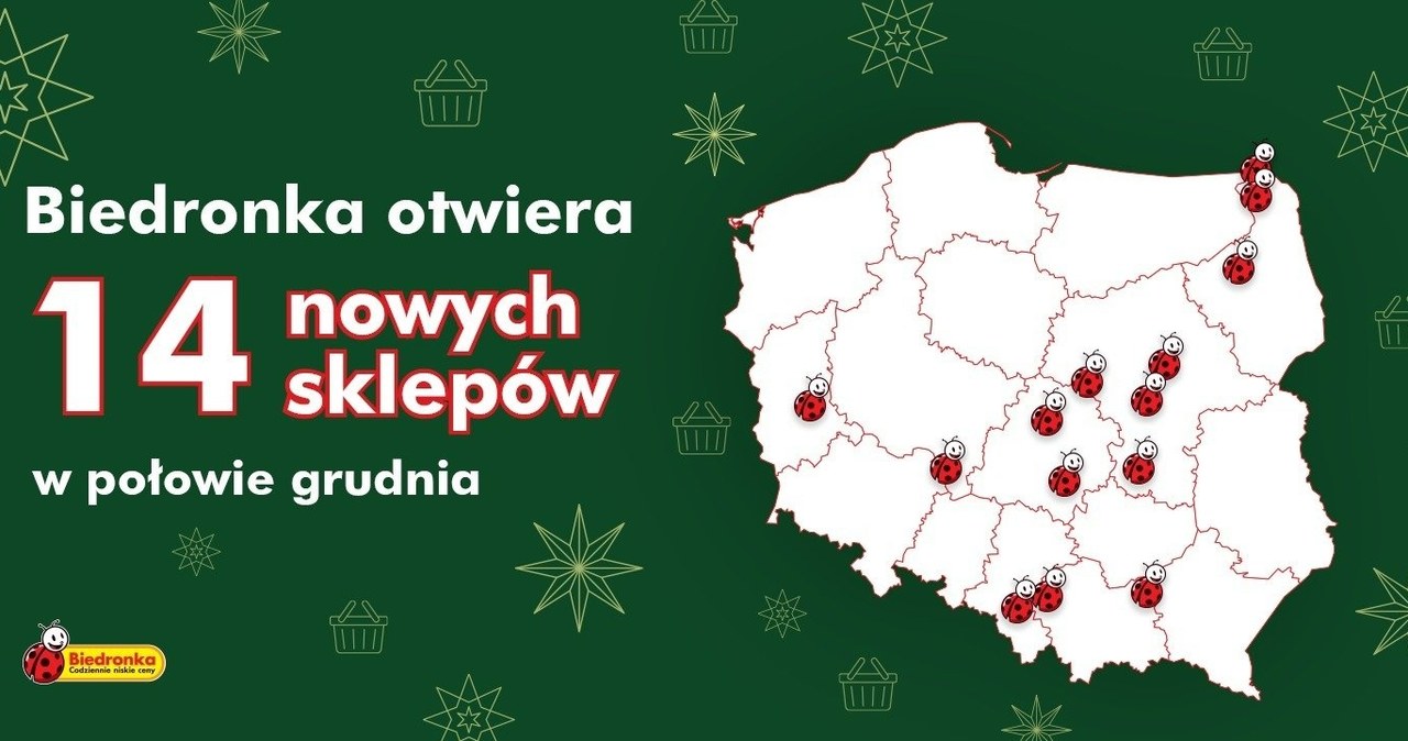 Biedronka otworzyła 14 nowych sklepów! /Biedronka /INTERIA.PL