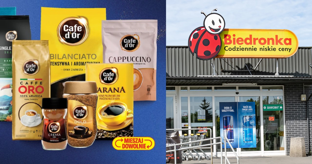 Biedronka przeceniła kawę. Limit 4 sztuki na kartę /Canva Pro /INTERIA.PL