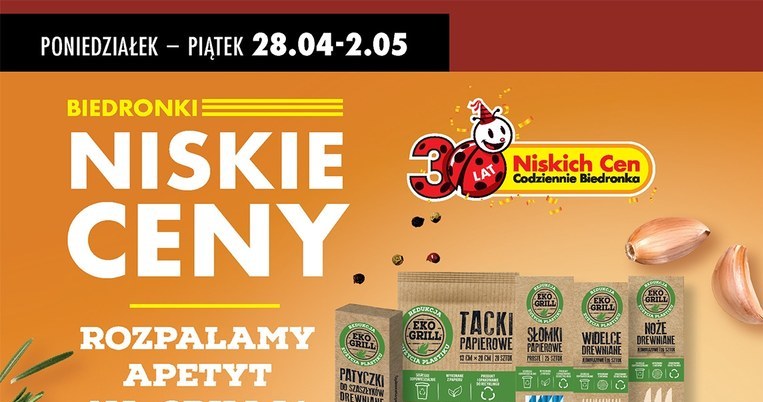 Biedronka rozdaje akcesoria do grillowania w gratisie! Skorzystaj z promocji na majówkę /Biedronka /INTERIA.PL