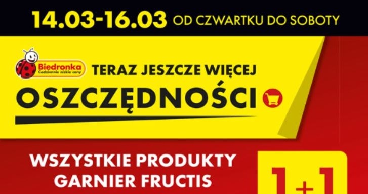 Biedronka rozdaje w gratisie produkty Garnier! /Biedronka /INTERIA.PL