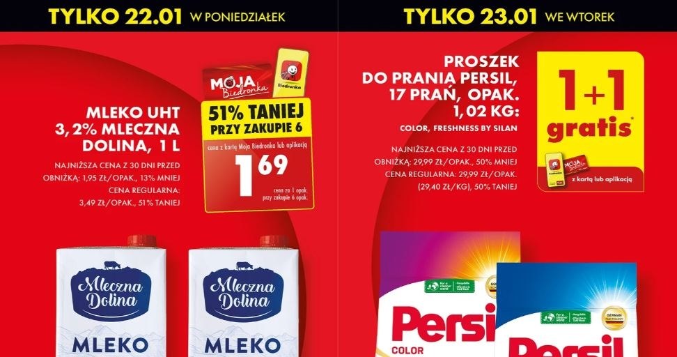 Biedronka rozdaje w gratisie proszki do prania Persil! /Biedronka /INTERIA.PL