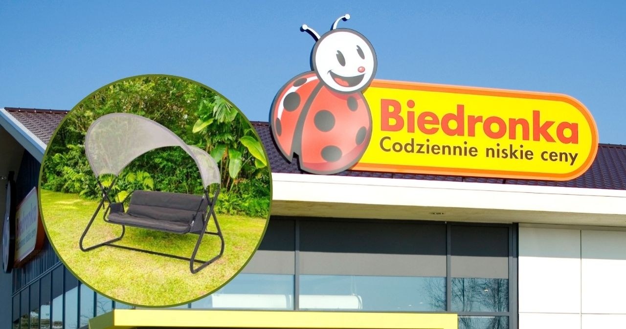 Biedronka uruchomiła letnie superokazje! Huśtawkę z baldachimem kupisz aż o 700 zł taniej! /adobestock/Biedronka Home /INTERIA.PL
