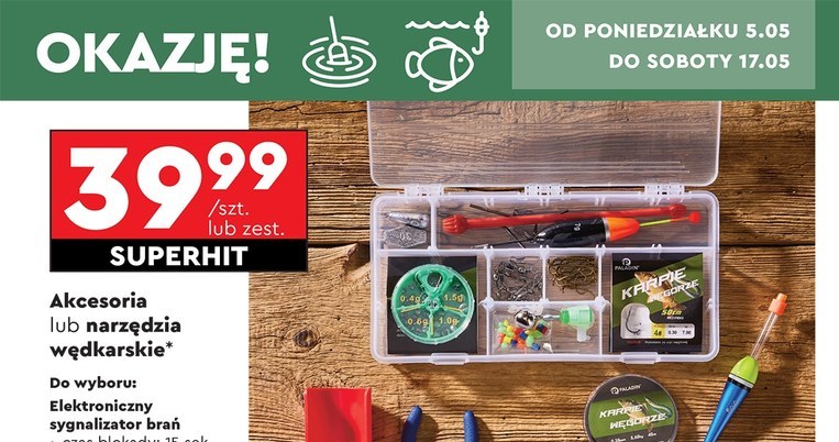 Biedronka zaskakuje nową promocją. Sprzęt i akcesoria dla wędkarzy w świetnych cenach /Biedronka /INTERIA.PL