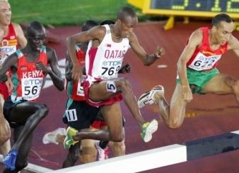 Bieg na 3 km wygrał Kenijczyk..., ale w barwach Kataru /AFP