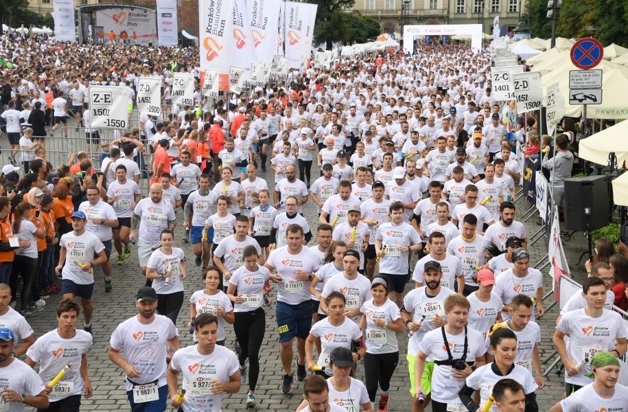 Bieg Poland Business Run (zdjęcie archiwalne) /Jacek Bednarczyk /PAP