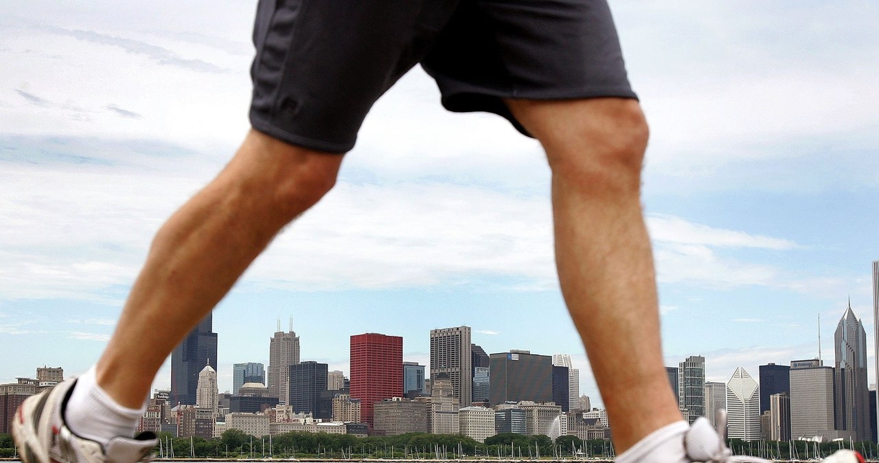 Biegać można wszędzie. Chicago, USA /Getty Images/Flash Press Media