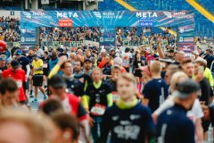 Biegacze na trasie 17. Silesia Marathonu