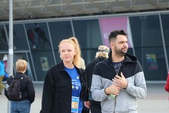 Biegacze przed startem 8. edycji Cracovia Półmaratonu Królewskiego