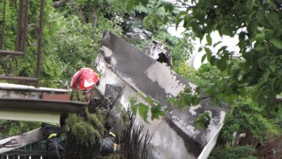 Bielsko-Biała: Katastrofa awionetki