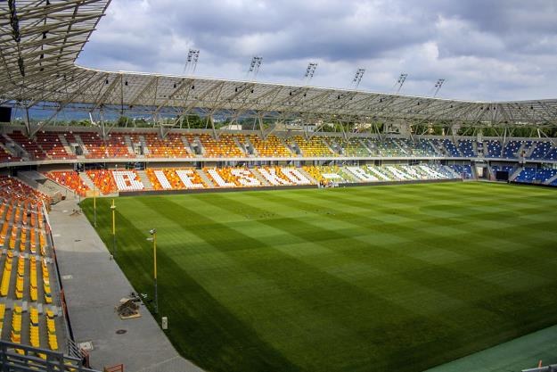 Bielsko-Biała - stadion, na którym gra Podbeskidzie. Fot. TS Podbeskidzie /
