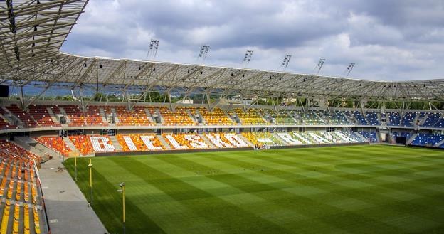 Bielsko-Biała - stadion, na którym gra Podbeskidzie. Fot. TS Podbeskidzie /
