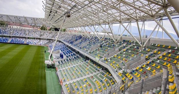 Bielsko-Biała - stadion, na którym gra Podbeskidzie. Fot. TS Podbeskidzie /