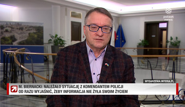 Biernacki w "Gościu Wydarzeń": Ministrowie MSWiA nie powinni się chować 