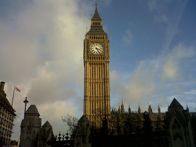 Big Ben w Londynie /Bogdan Frymorgen /RMF FM