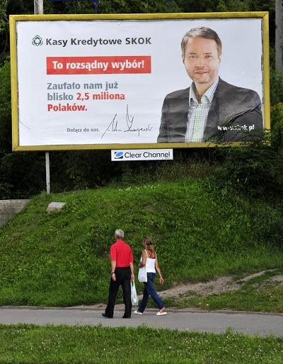 Bilboard SKOK-u. Fot. Włodzimierz Wasyluk /Reporter