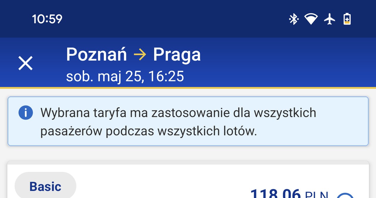 Bilet Ryanair. /Ryanair /materiał zewnętrzny